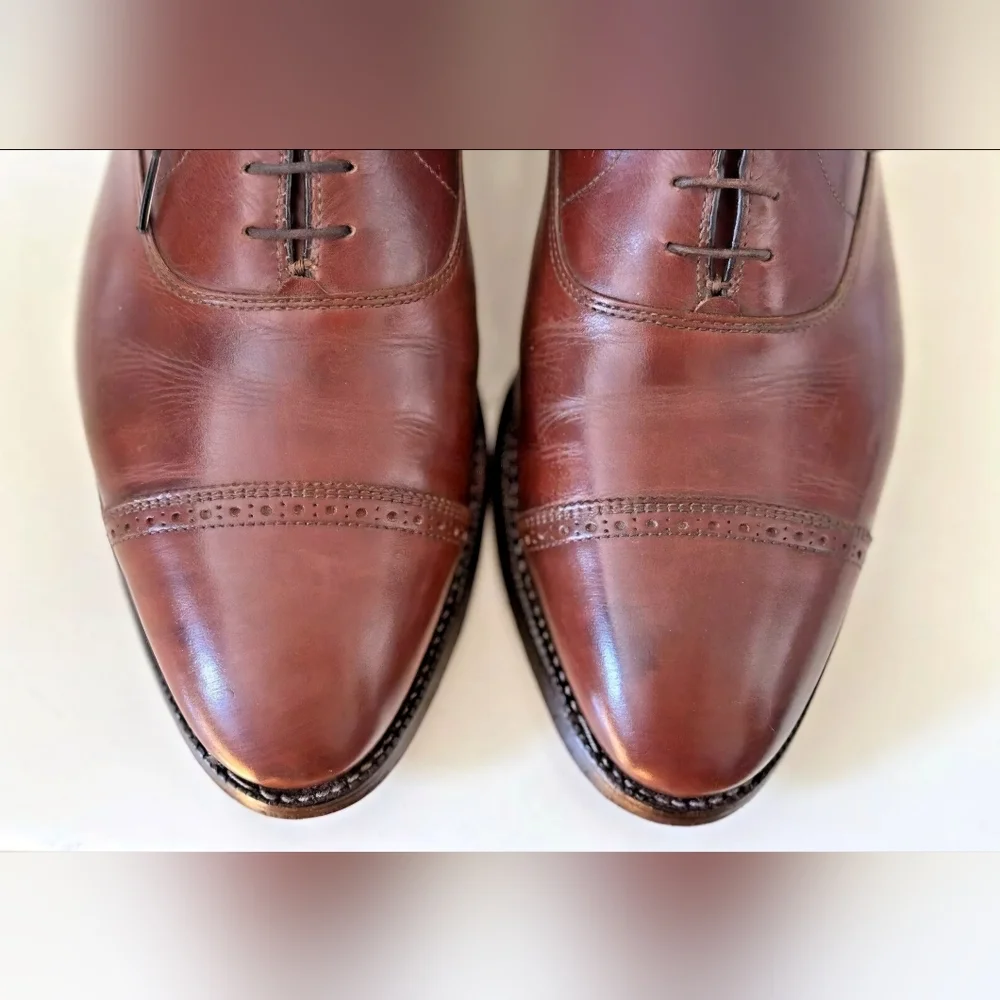 Alden Brown Leather Oxfords